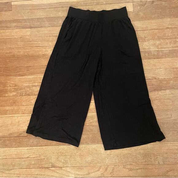 Cuddl Duds black casual lounge pants size small S 
b10 - Picture 1 of 3